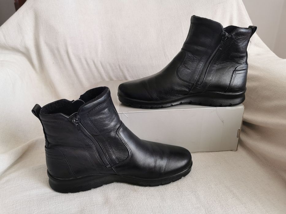 Ecco Babett Boot Gore Tex botki skórzane 39