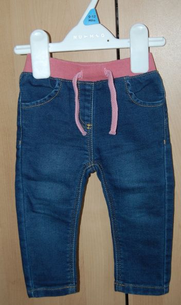 Jeansy, spodnie, spodenki na gumce, dla dziewczynki, 6-9mies. PRIMARK