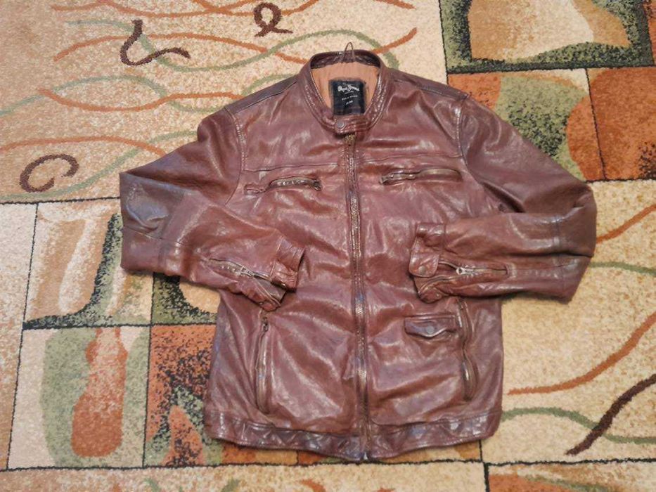 Mega kozak kurtka skóra Pepe Jeans XL ralph  diesel replay sklep1800