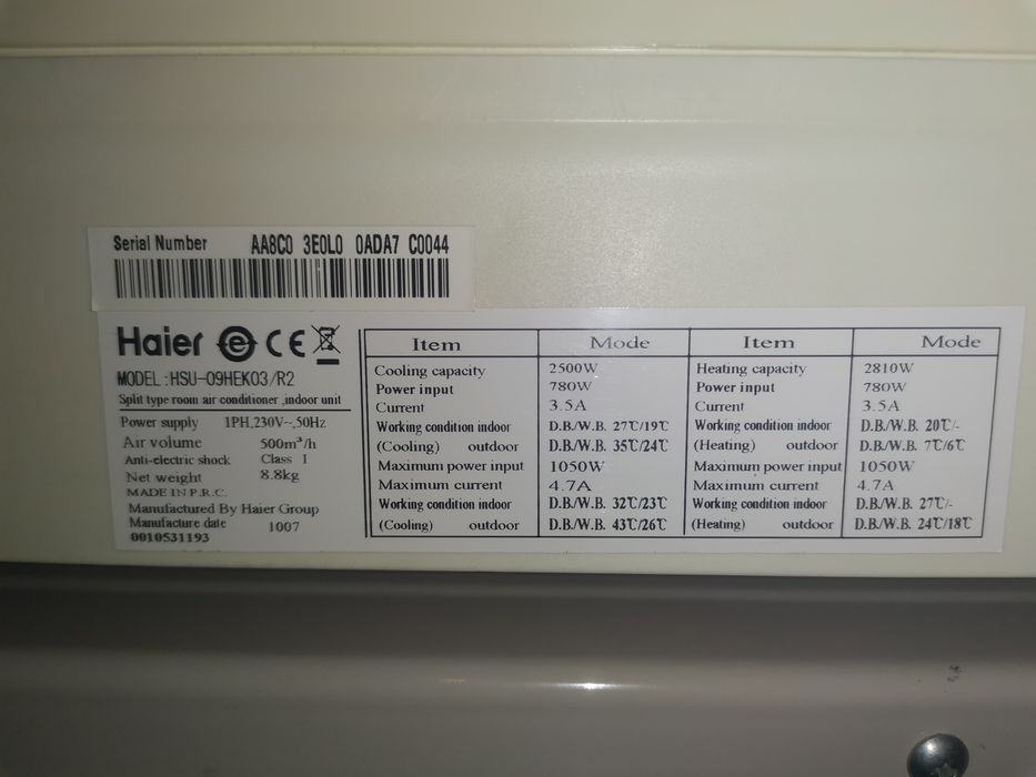 Ar condicionado em bom estado