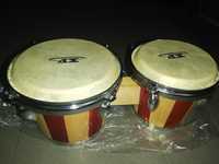 Bongos em pele novos