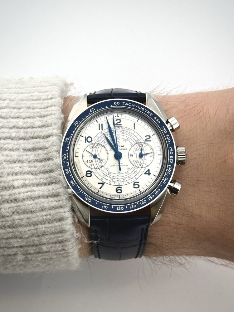 FVAT FULLSET RZADKA! Omega Speedmaster Chronoscope ref. 329.33.43.51.0