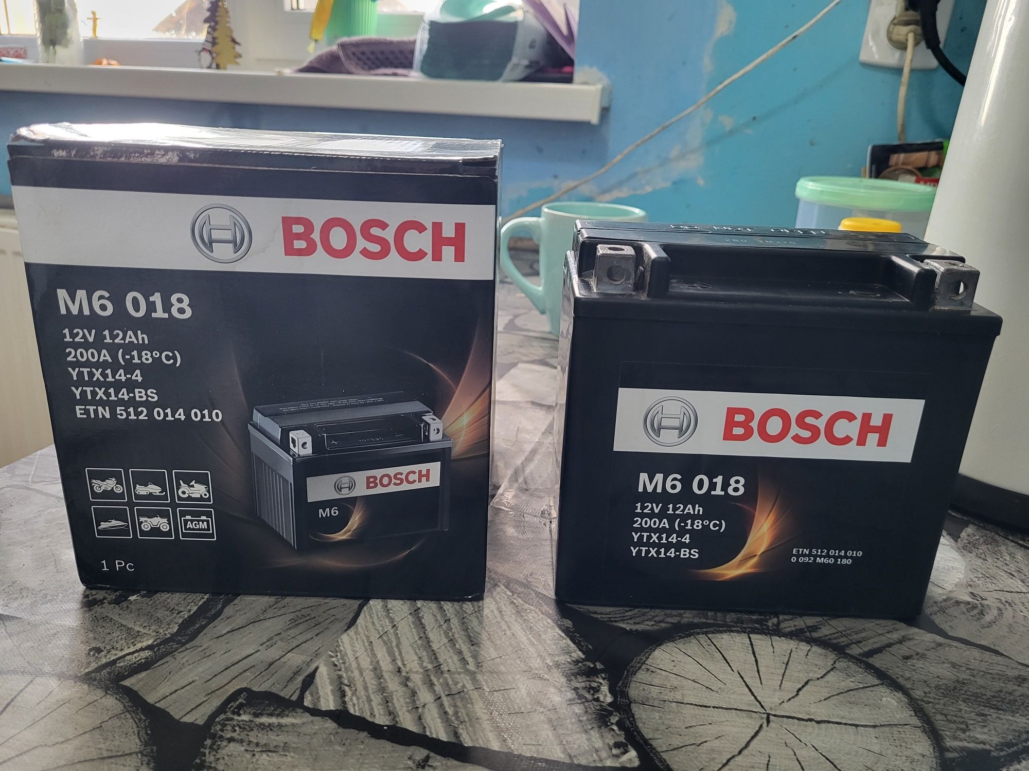 Аккумулятор BOSCH 12V 12Ah