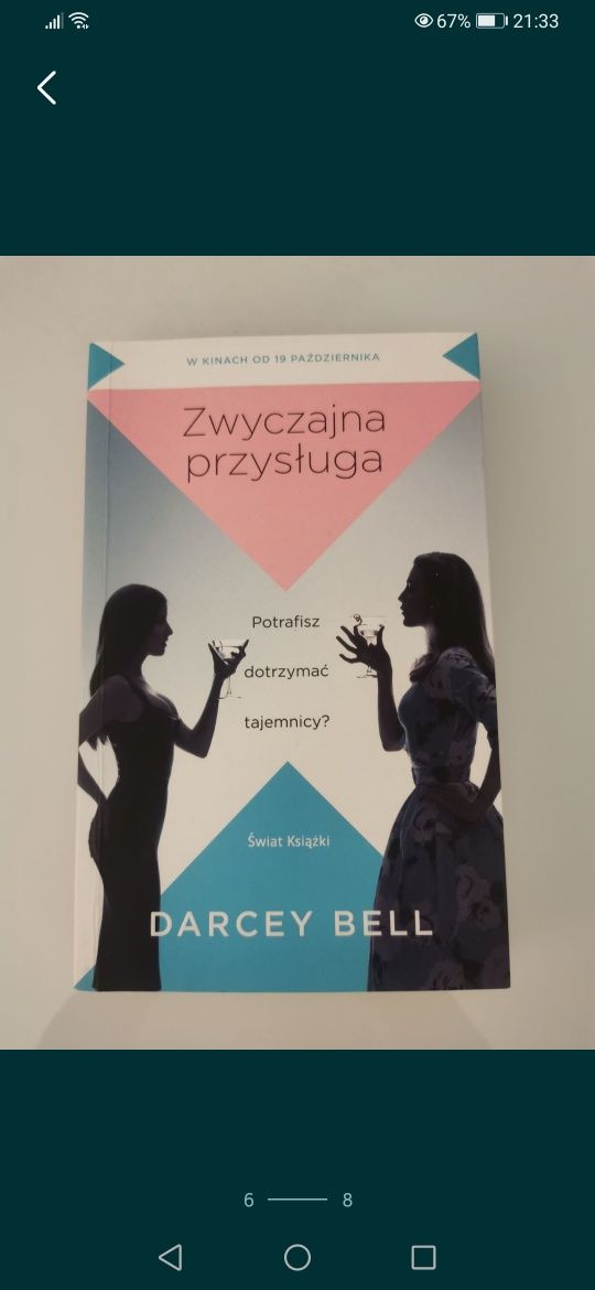 Książka, thriller psychologiczny, Zwyczajna przysługa