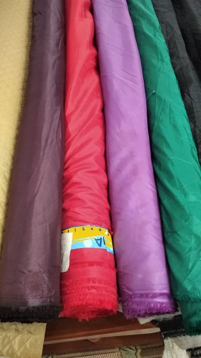 Подкладка шёлковая и стеганная