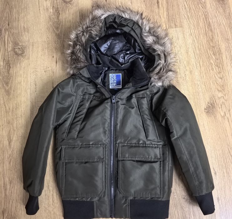 Nowa kurtka Jack&Jones kaptur rozm 128