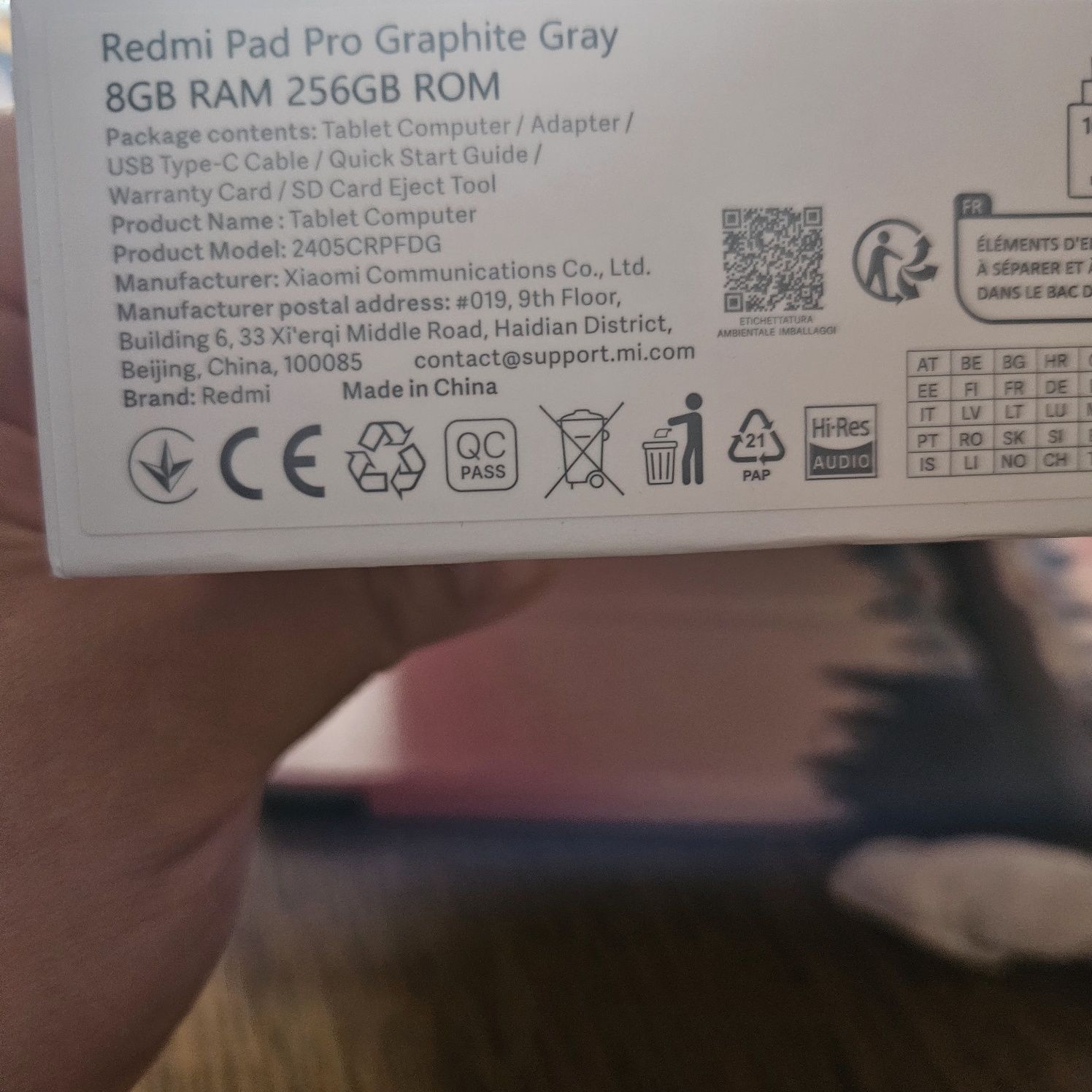 Nowy tablet redmi