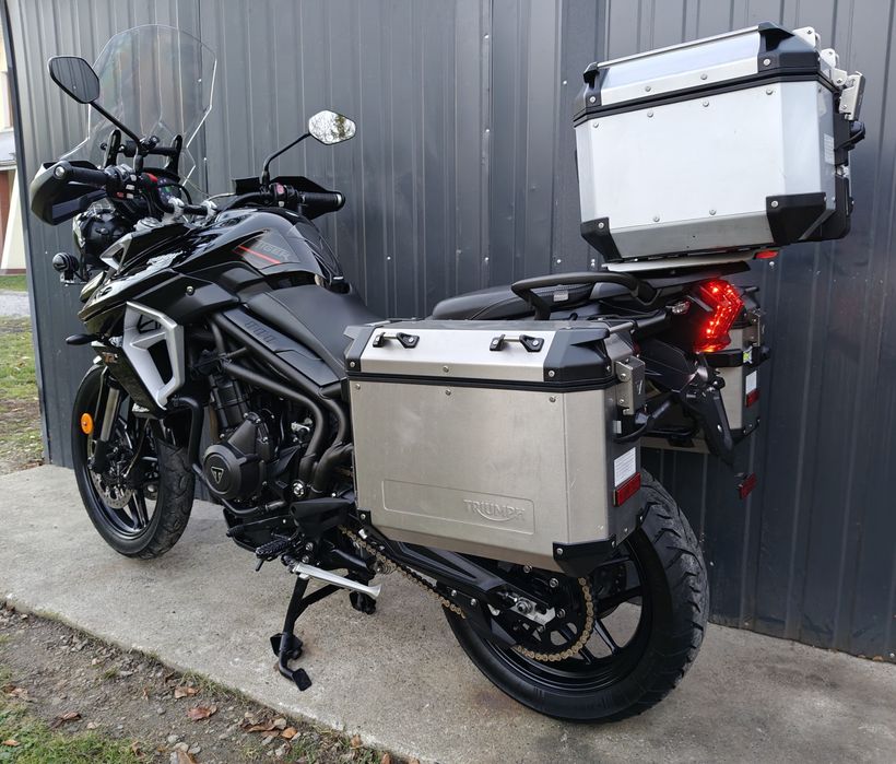 Triumph Tiger 800 XRX 850 * TABLET * 3x kufry ABS TC TEMPOMAT Full LED