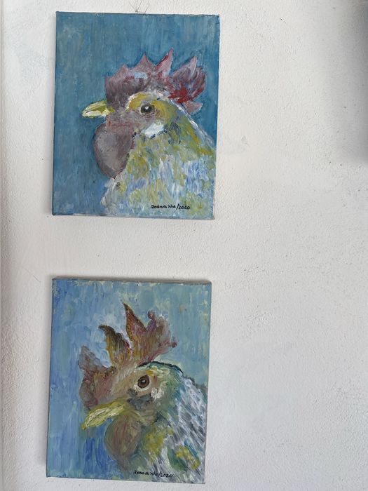 Quadros: Conjunto de 2 Galos