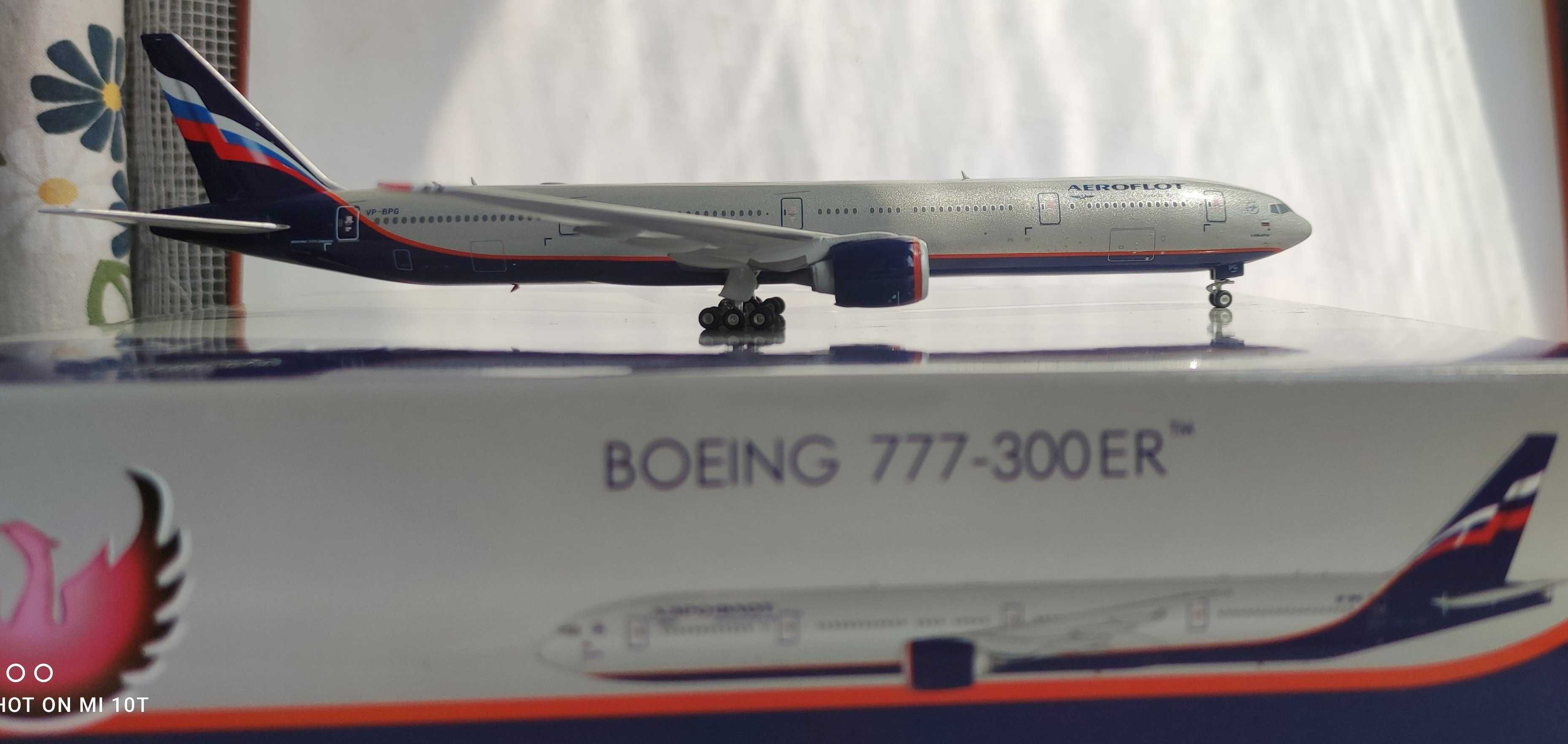 1/400 модель самолета Boeing 777 Аэрофлот