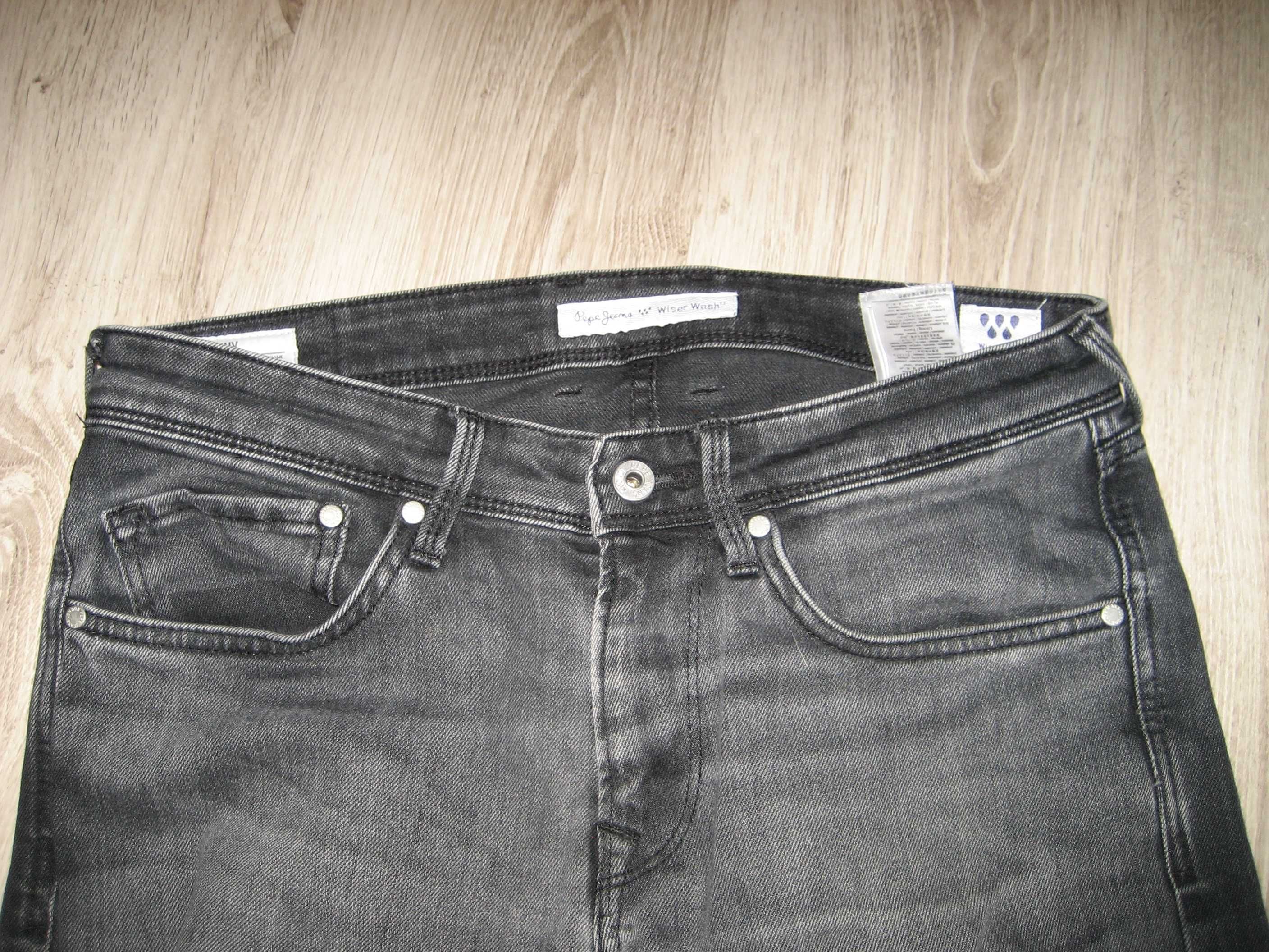 Pepe jeans - spodnie jeansy pas 88 cm