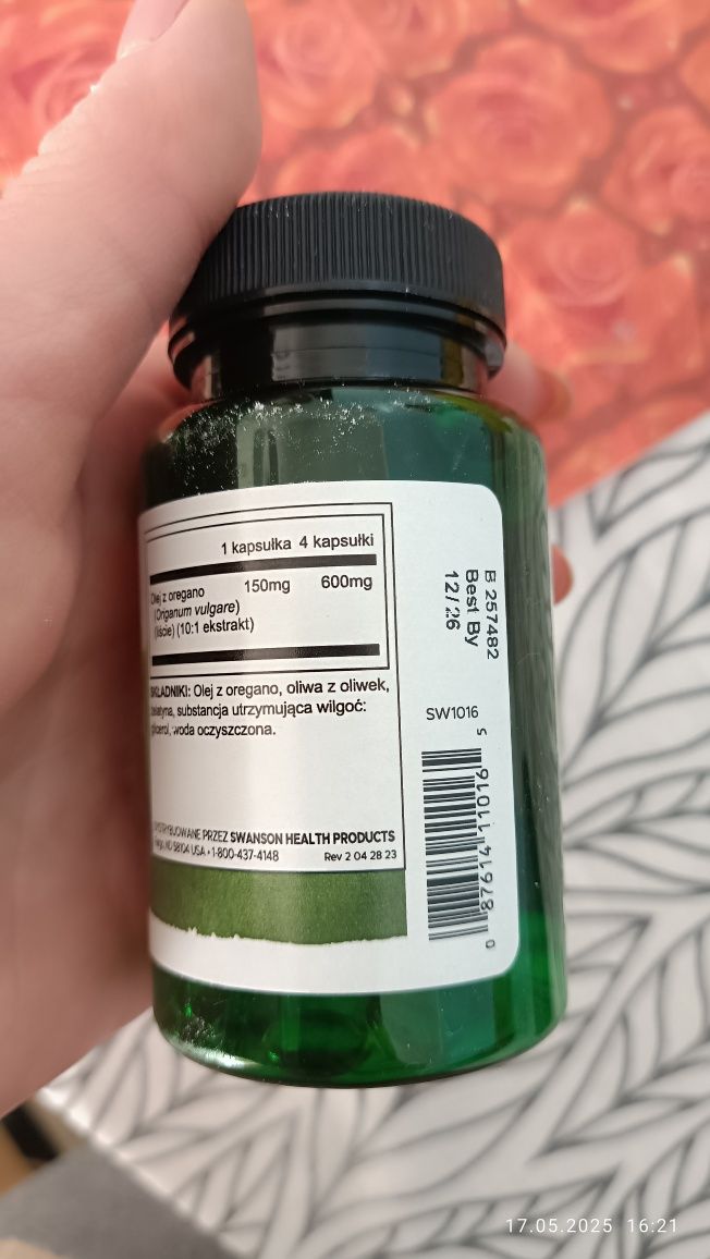Olej z oregano Swanson