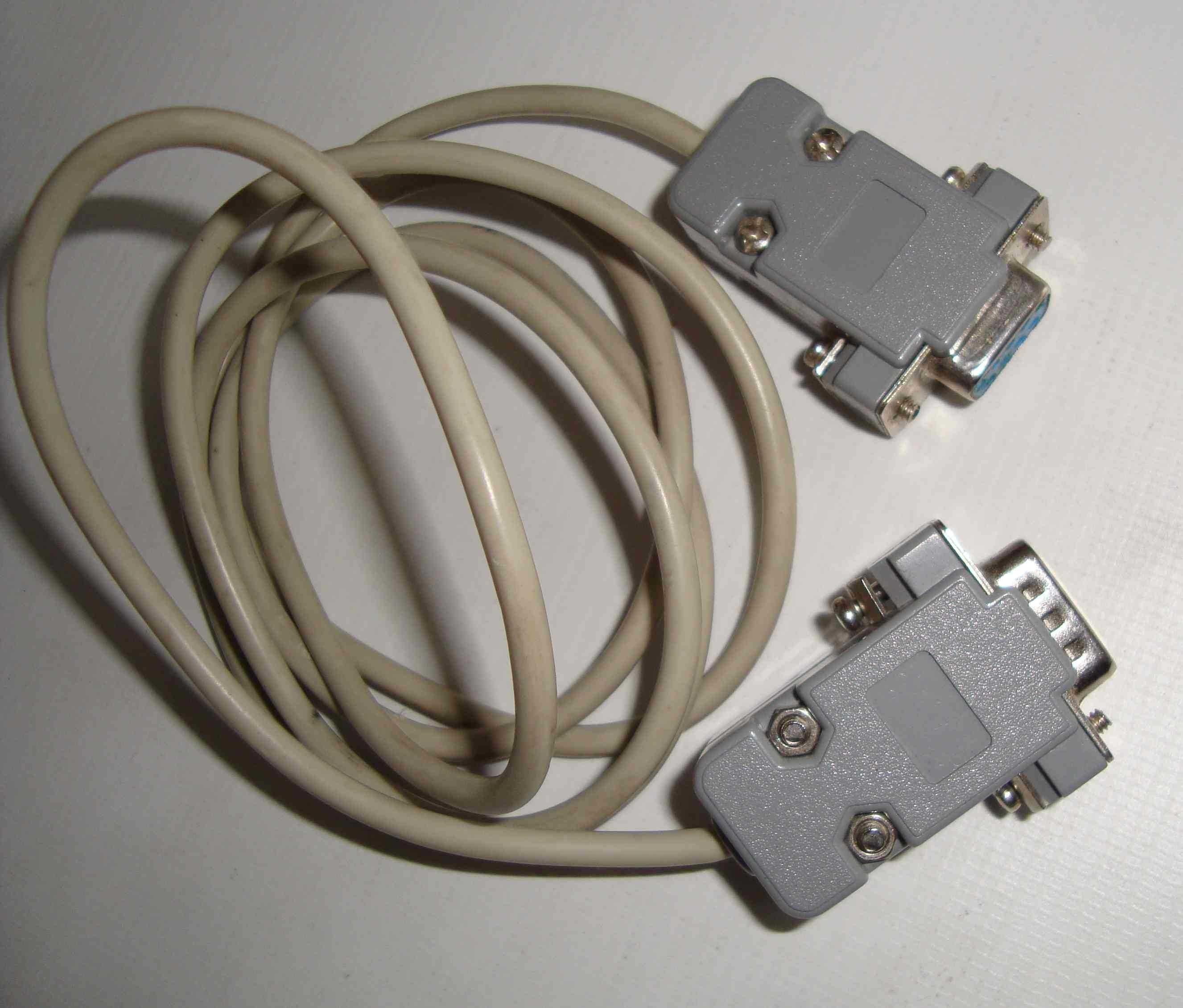Модемний кабель RS232 COM DB9 (DE9) мама-тато 1.4 м