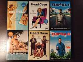 Séries DVD: Sombras em Palm Springs, Head Case, Eureka, ...
