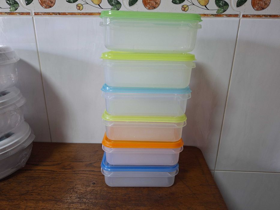 6 caixas para alimentos + 1 de oferta