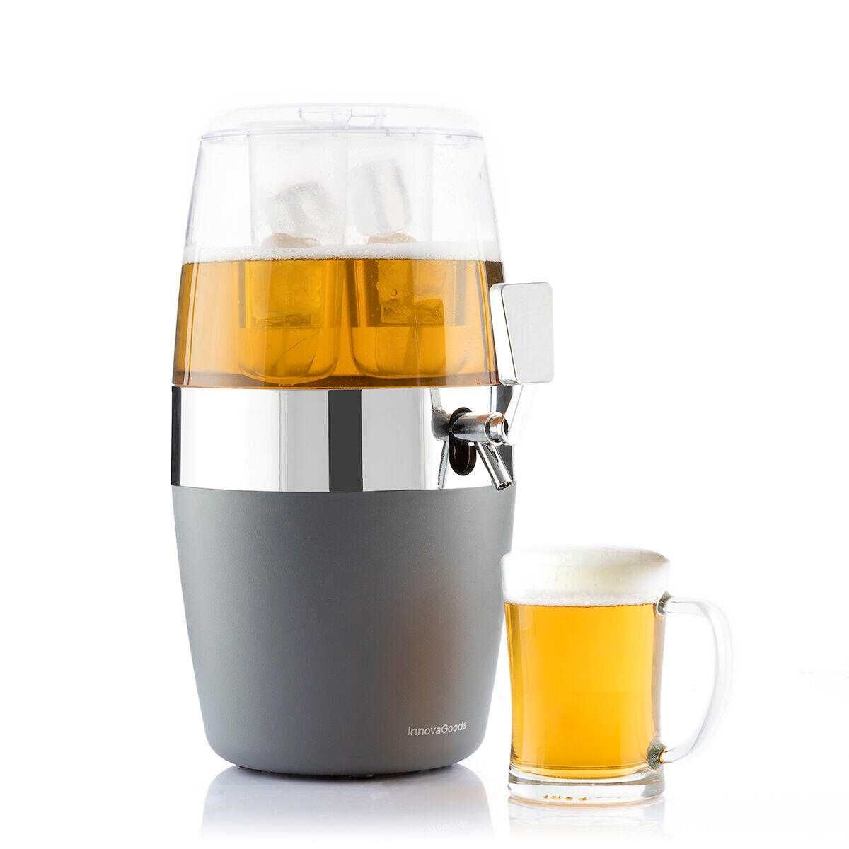 Dispensador de Bebidas Refrigerante 4L com Compartimento de Gelo