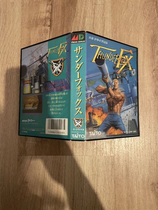 Jogo Thunder Fox (Taito, Rare Japanese Version) MegaDrive (CIB)