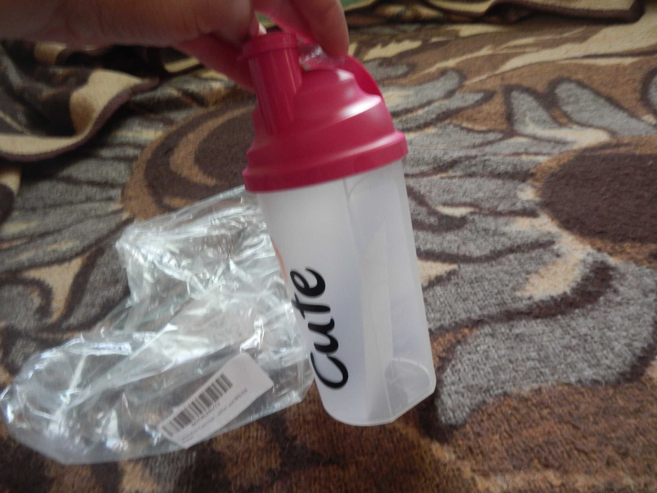 Wyprzedaż->TummyTox shaker do napojów /odżywek damski 700ml