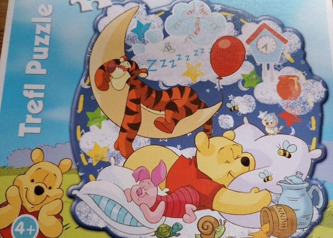 Puzzle trefl, wiek 4 +. (2 zestawy)