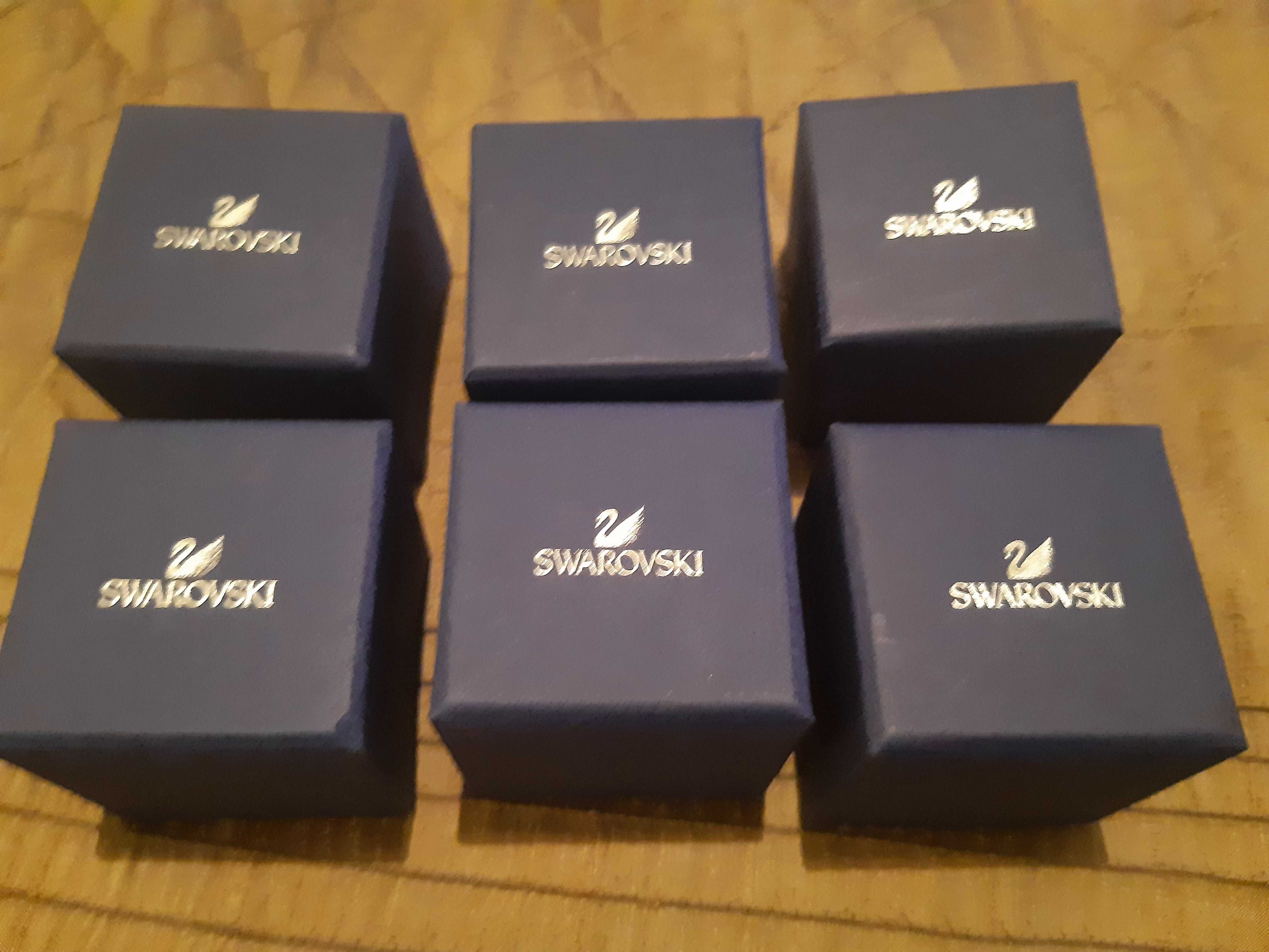 Caixas originais SWAROVSKI, para anéis ou brincos, Novas