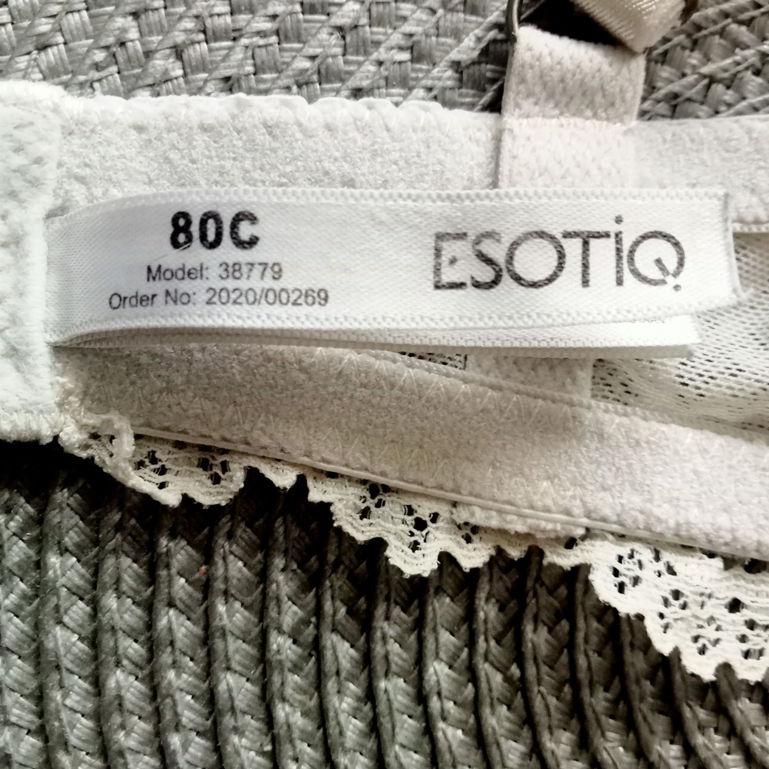 Biustonosz push up, koronkowy Esotiq 80C
