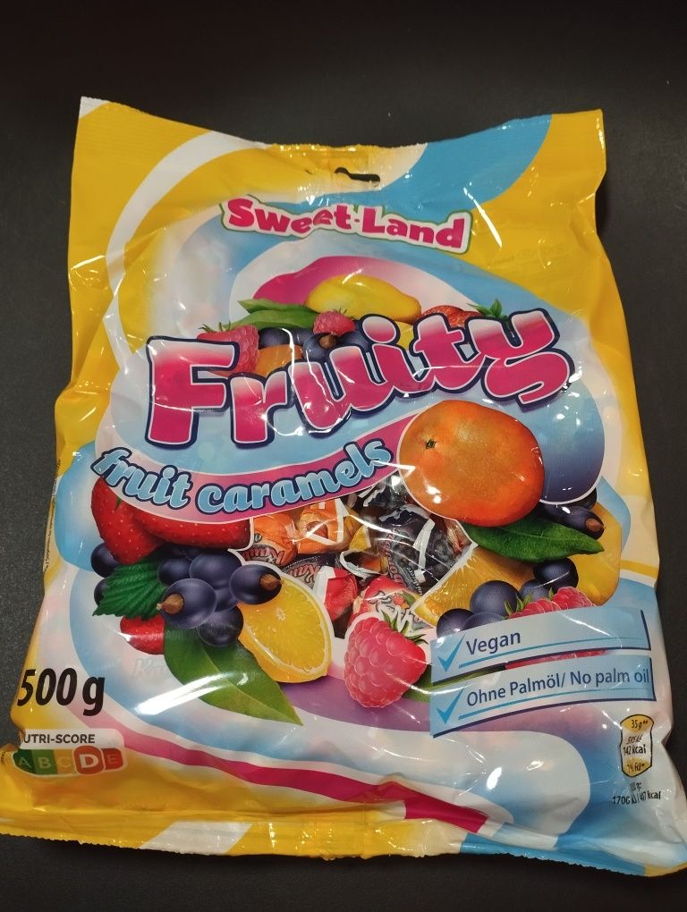 Cukierki sugusy irysy żujki gumy rozpuszczalne 500 g