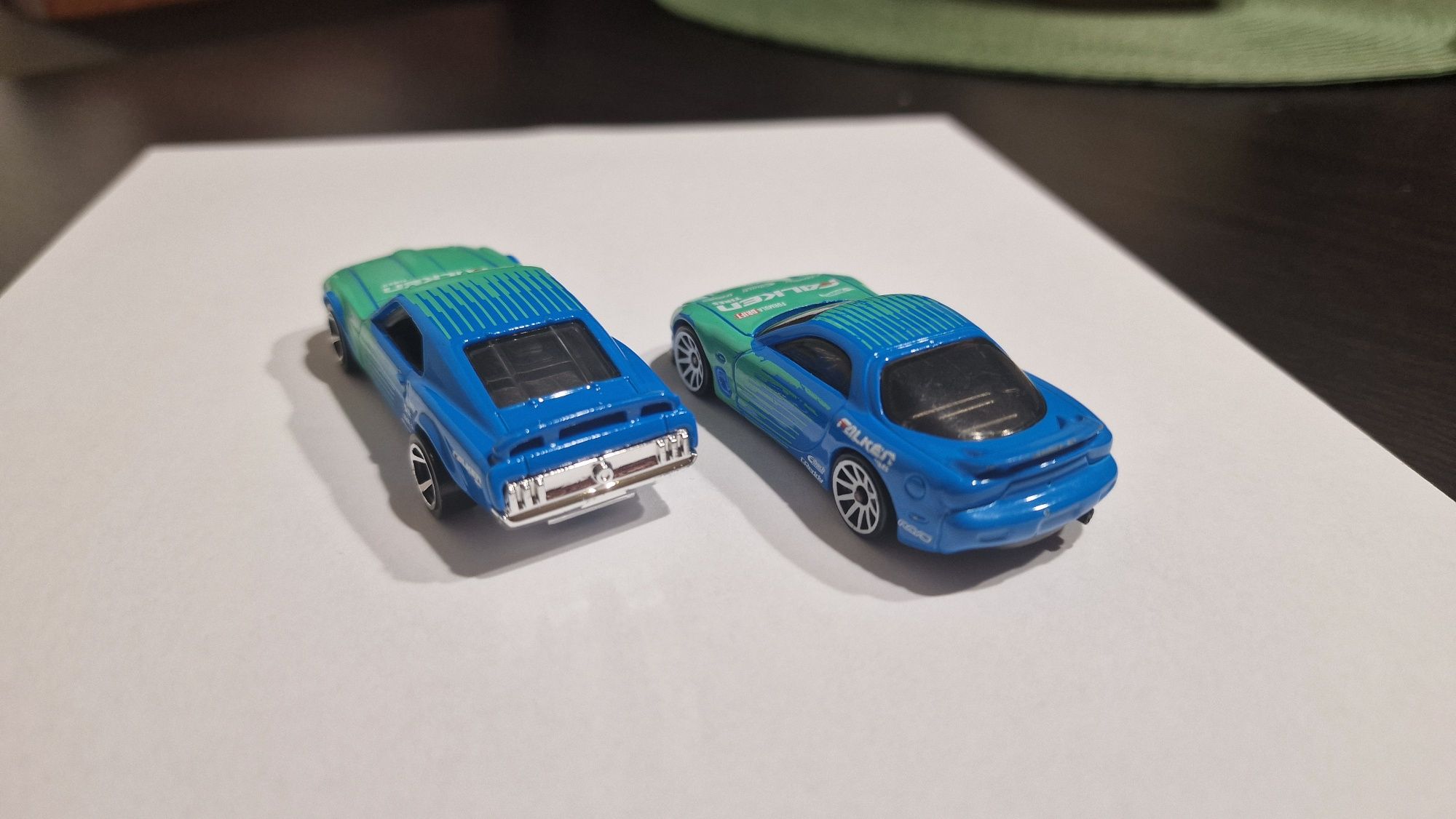 Hot Wheels Falken Mazda RX-7  & Ford Mustang