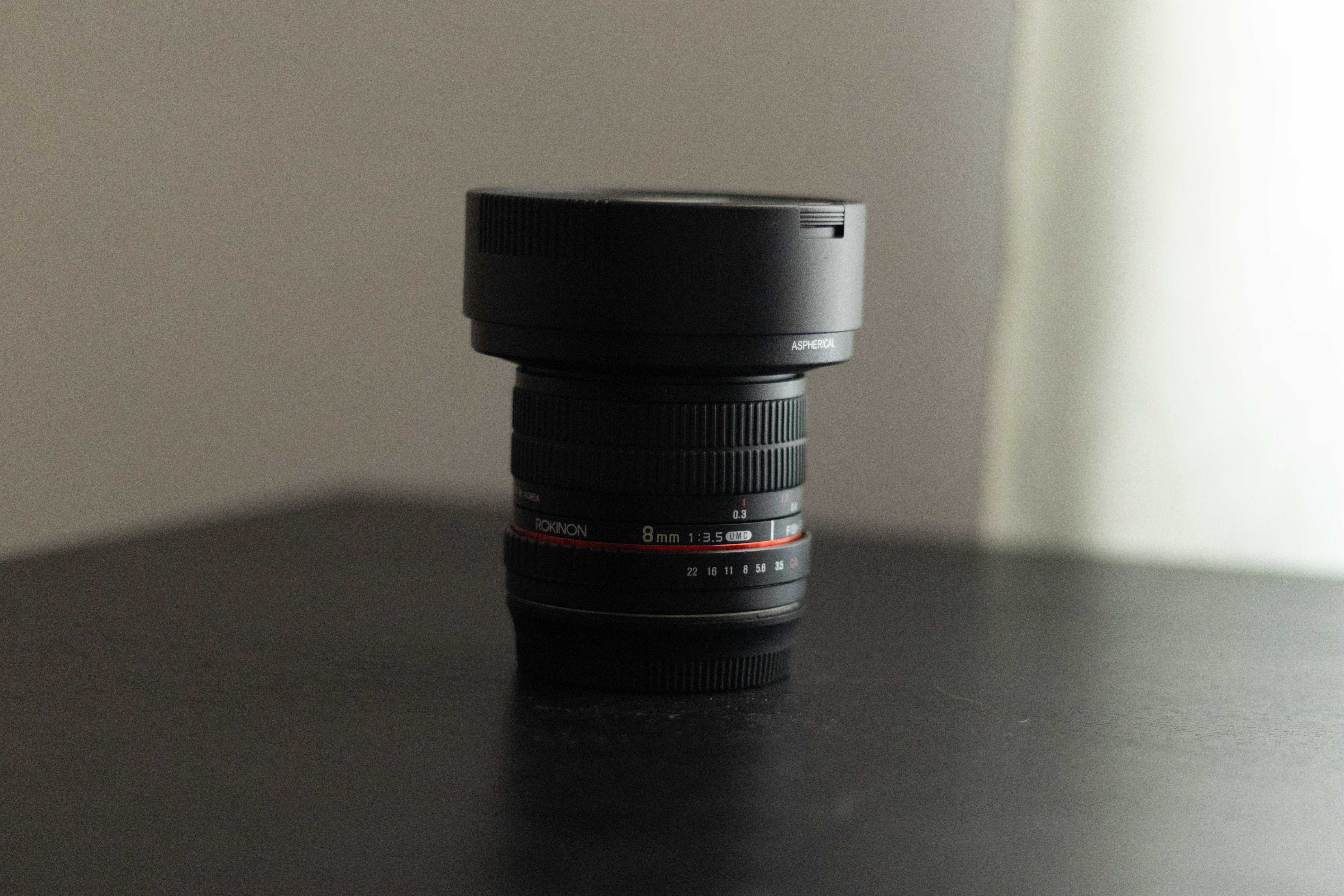Lente Rokinon 8mm f3.5 HD Fisheye (OLHO DE PEIXE)