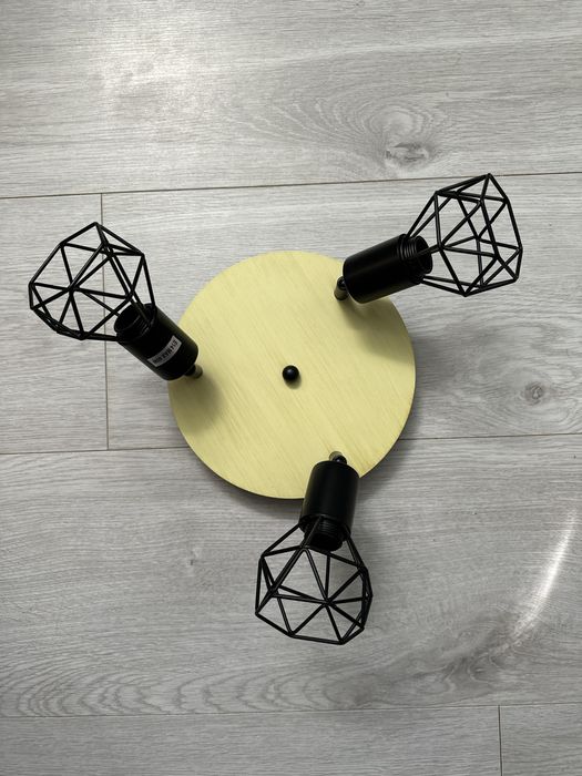 Żyrandol Lampa Sufitowa Vintage Retro Industrial