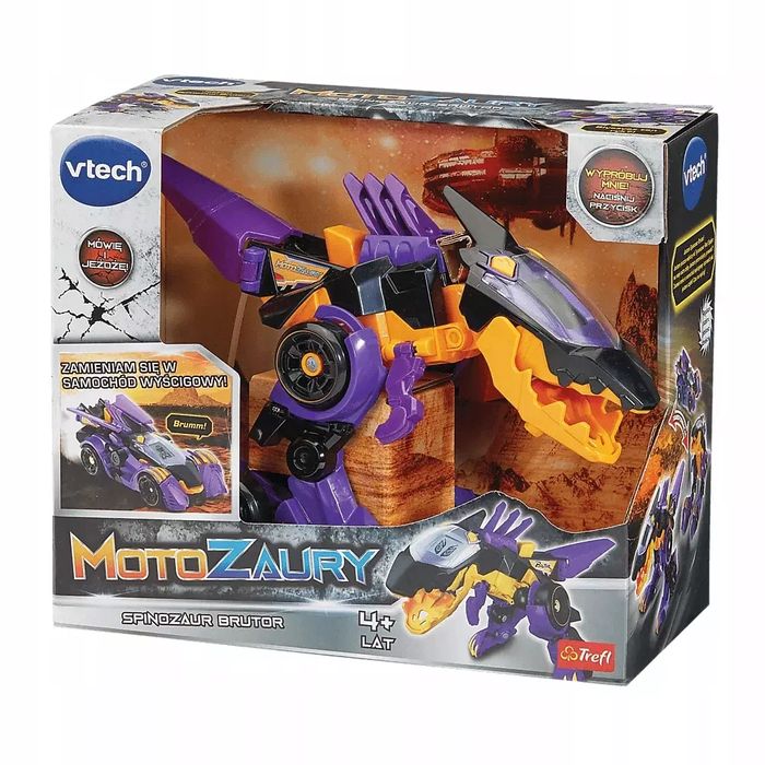 Zabawka interaktywna VTech - Motozaury, Spinozaur Brutor 61943. Vtech