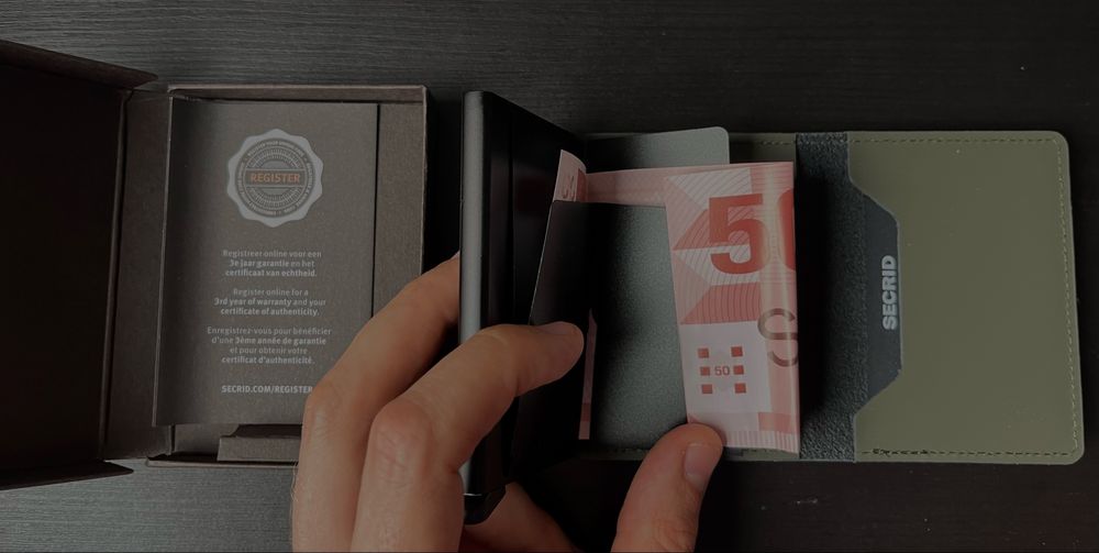 Portfel Secrid Slimwallet Nowy Zielony