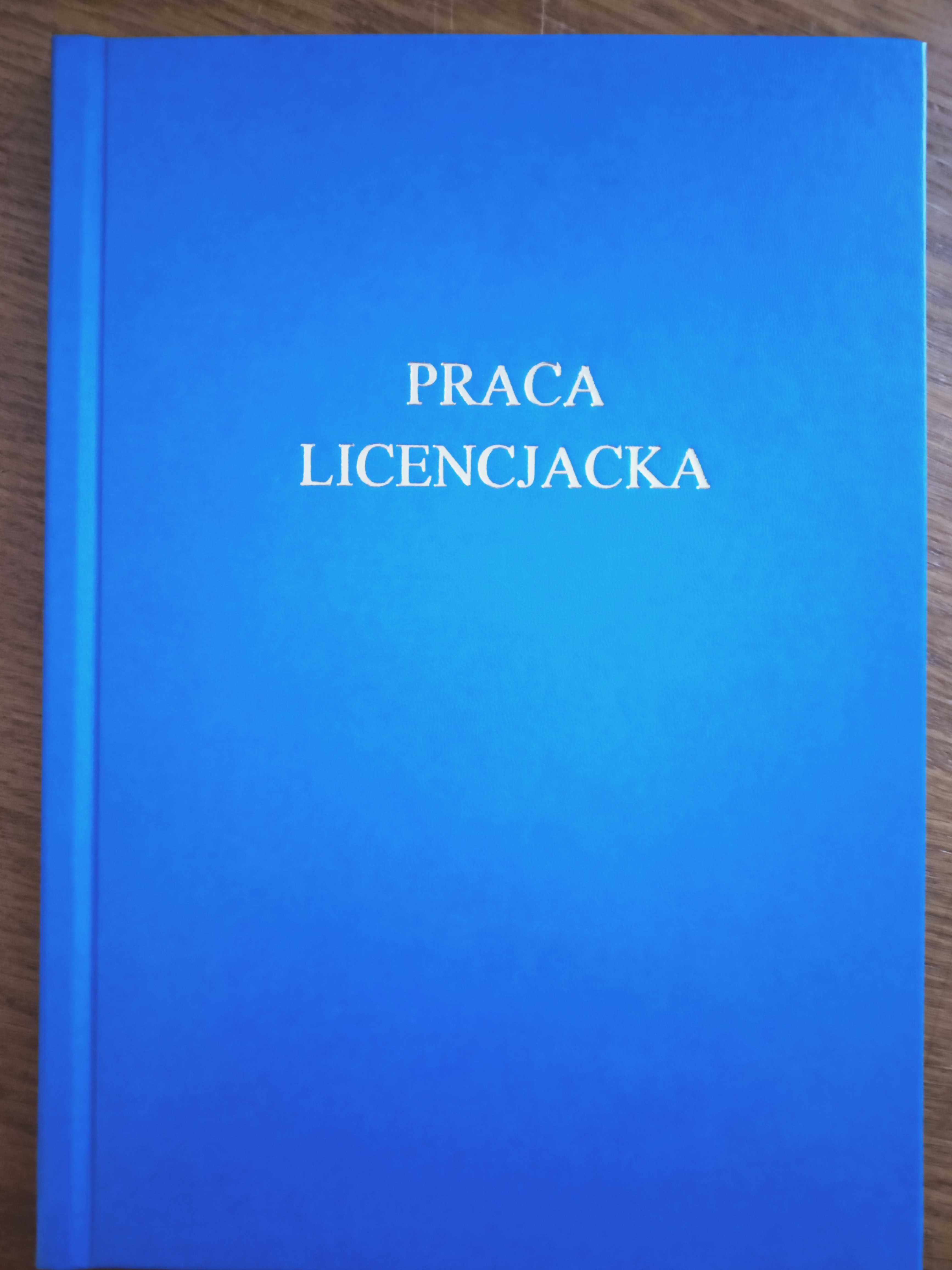 Oprawa prac Ciechanów dyplomowa inżynierska licencjat magister miękka