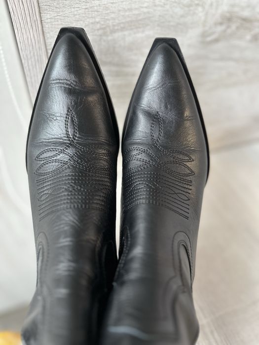 Ковбойки/козаки Zara, ід.стан, 39 р-р,шкіра