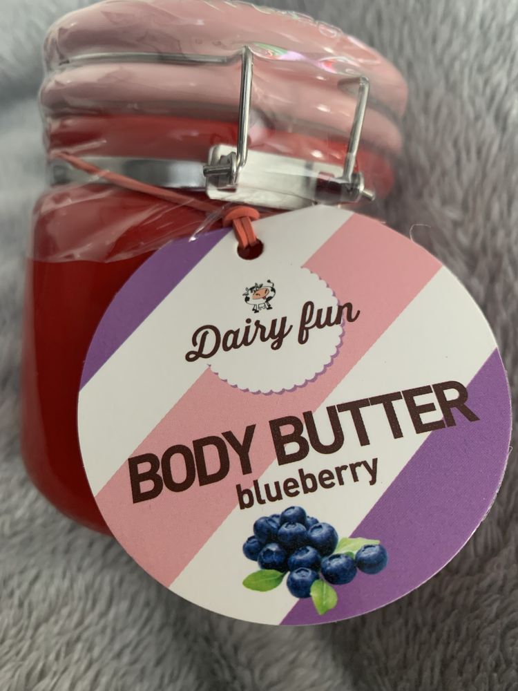 NOWY Dairy fun Body Butter blueberry masło do ciala o zapachu jagody