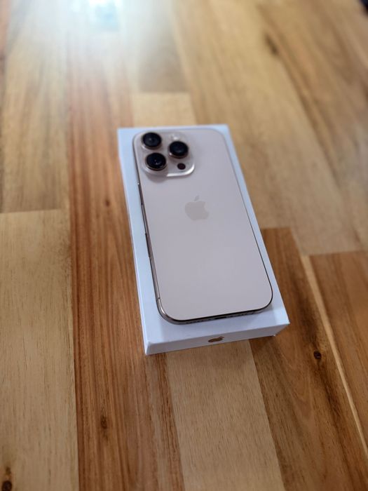 iPhone 16 PRO 256GB Złoty IDEALNY Gratisy ETUI