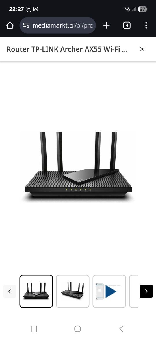Router TP-LINK Archer AX55 Wi-Fi 6 AX3000