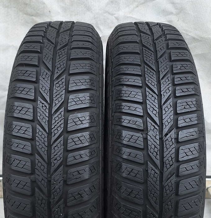 2X Opony Zimowe 155/80/13 Semperit 155/80R13 7mm Montaz