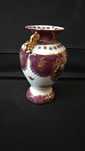 Jarra Limoges, prato decorativo e taça de laca  retrô