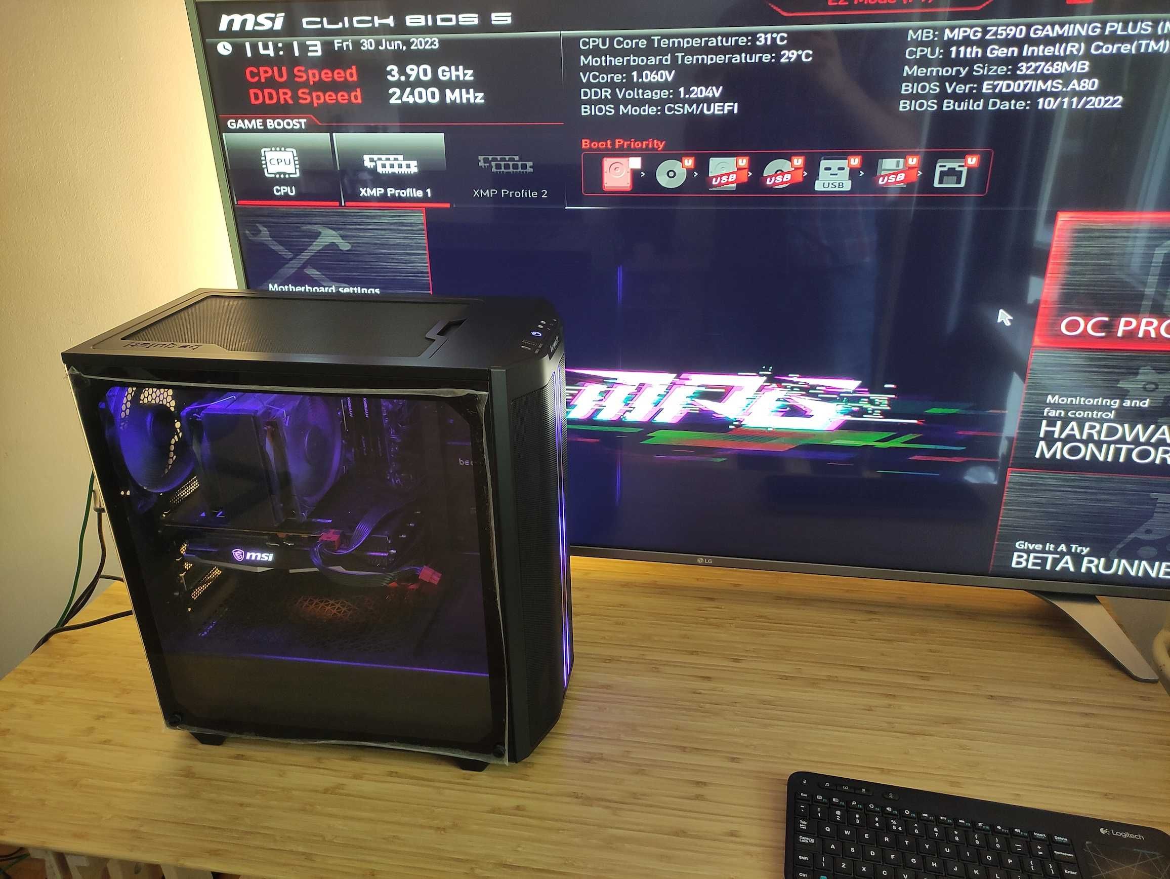 Komputer do gier MOCNY i5 11gen 4,90 Ghz 32 GB Radeon 6600XT Gaming