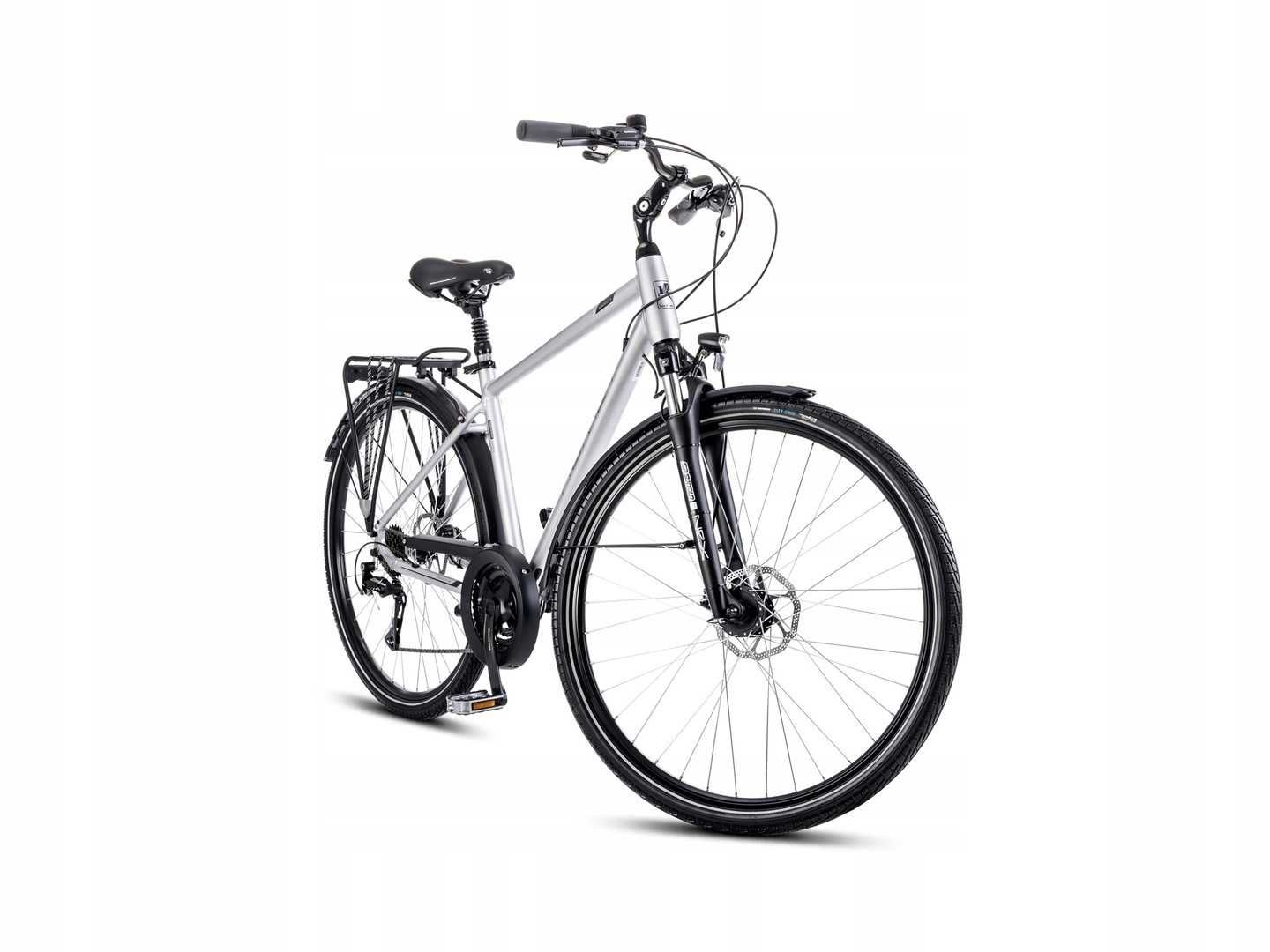 ROMET WAGANT 4 Shimano Amortyzator Srebrny 28''