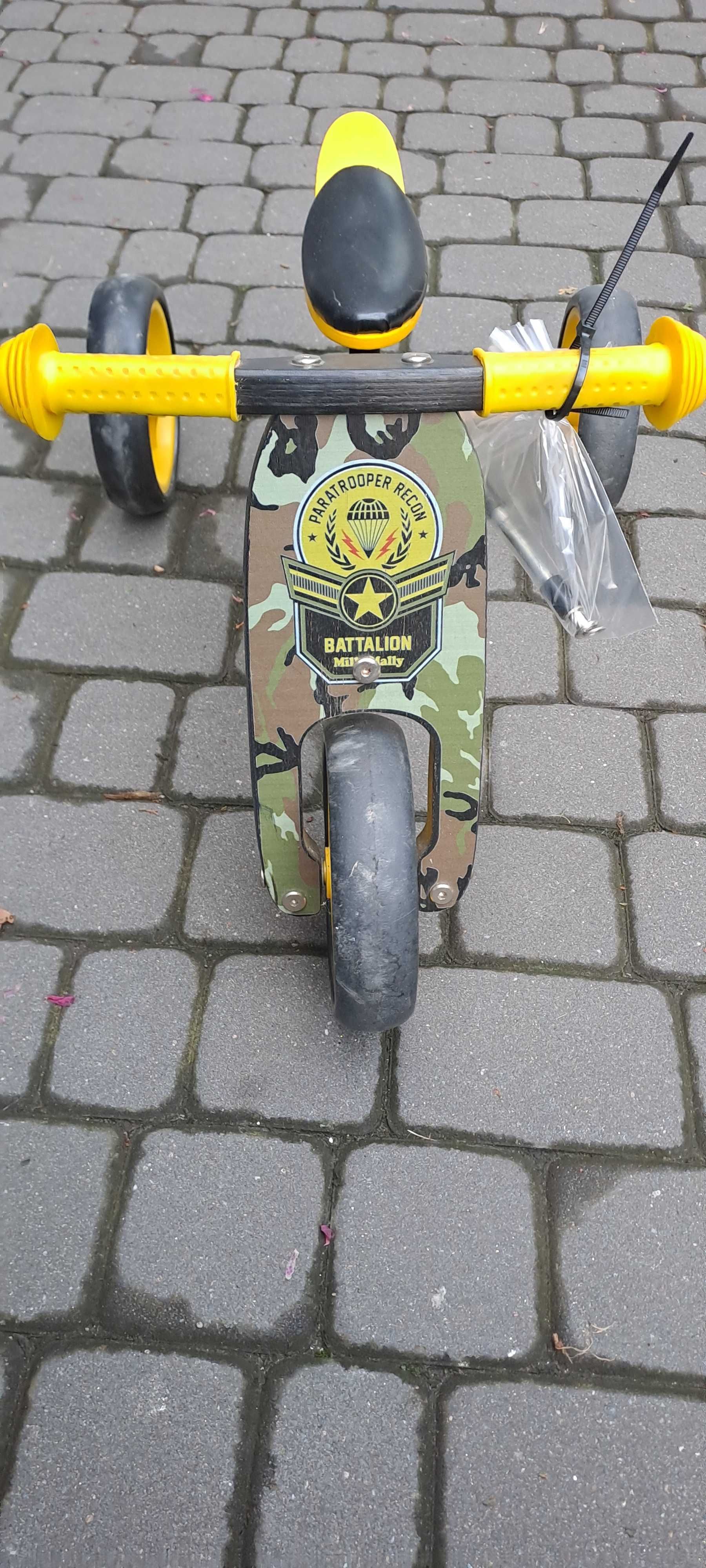 Rowerek biegowy milly mally 2w1 trójkołowy
