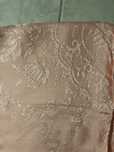 Colcha adamascada rosa 190 x 150
