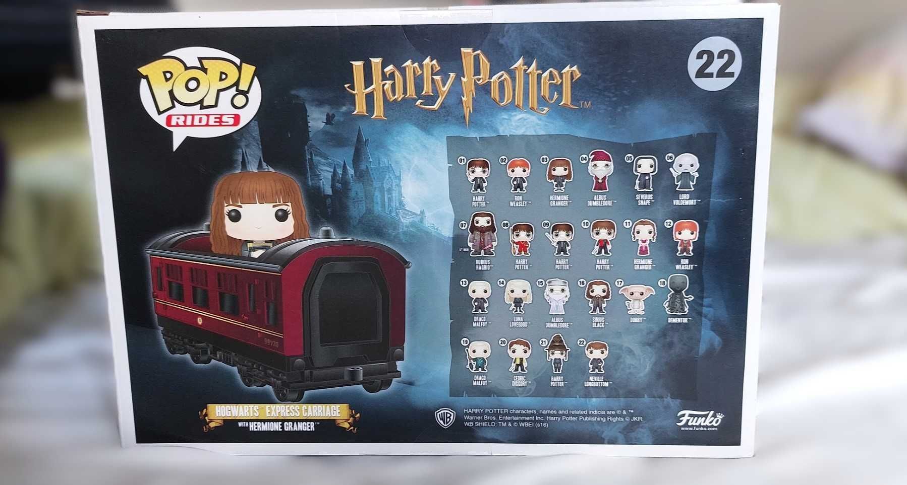 Funko Pop Rides #22 – Hermione com Hogwarts Express | RARO | Como novo