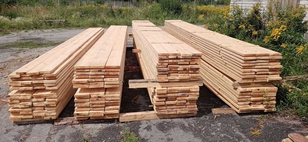Дошка 25*100 (обрізна та необрізна) брус 50*150, ВИРОБНИЦТВО пилом-ів
