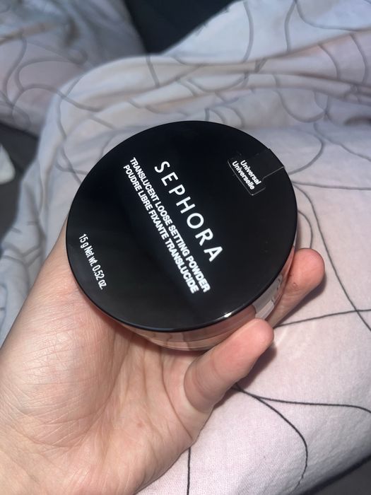 Transparentny sypki puder matujący i utrwalający Sephora