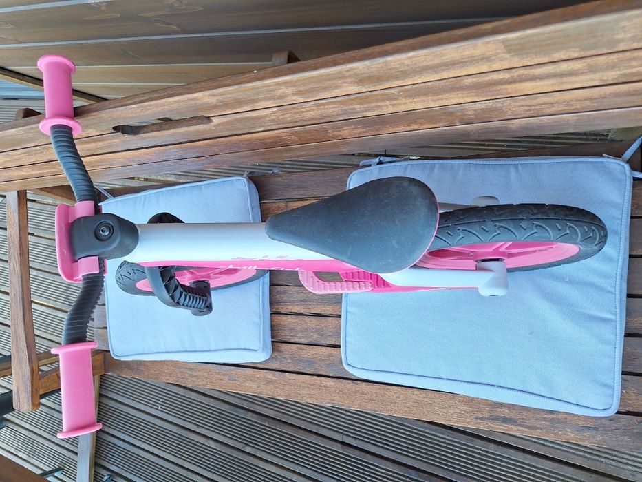 Bicicleta de equilíbrio Chillafish BMXie - Rosa e Cinzento com travão