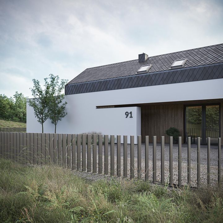 Projekt domu homekoncept 91 hk91 dom nowoczesny, nowoczesna stodoła
