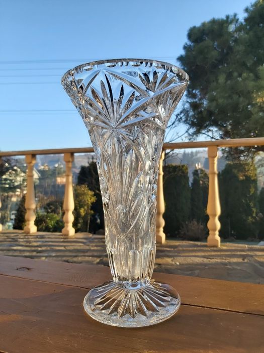Wazon kryształowy vintage.