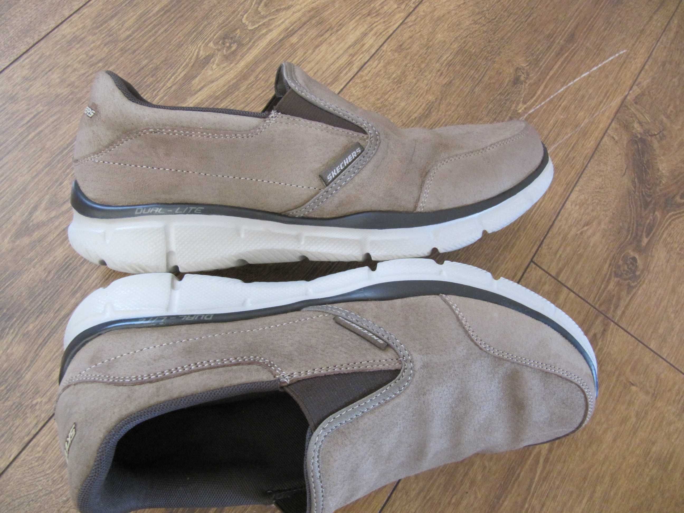 Чоловічі мокасини, шкіряні,  Skechers 42р 27,5см