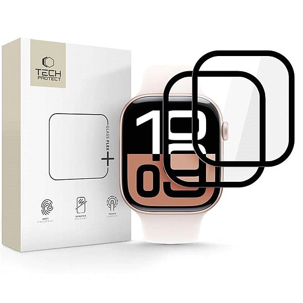 Szkło Hybrydowe Tech-Protect Glass Flex+ 2-Pack Apple Watch 10 (42 Mm)